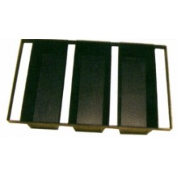 Composite moulds , 3 parts, without a cover, for hanging on oven trolleys, dimensions: 580 x 335 mm