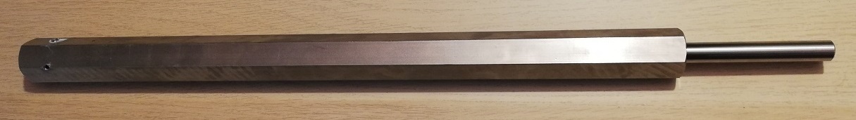 Wałek sześciokątny SW32, L = 475 / 532 / 610 mm — transportera