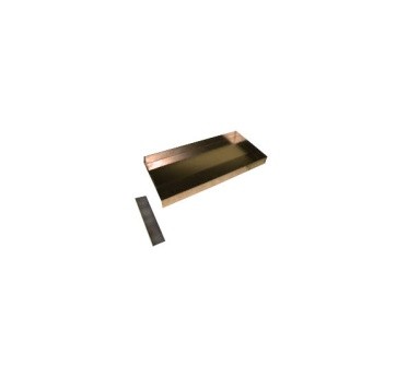 Blacha wypiekowa z wyjmowaną ścianką, ze szczeliną, grubość materiału 1.5 mm, wymiary 580 x 400 mm