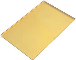 Aluminiowa blacha wystawowa, złota