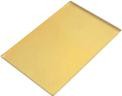 Aluminiowa blacha wystawowa, złota, 480 x 320 mm