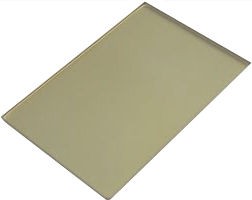 Aluminiowa blacha wystawowa, szampan, 400 x 250 mm
