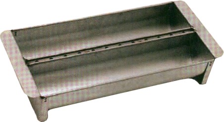 Formy zespolone do chleba razowego (półokrągłe), do zawieszenia na wózkach piecowych, wymiary: 580 x 300 mm
